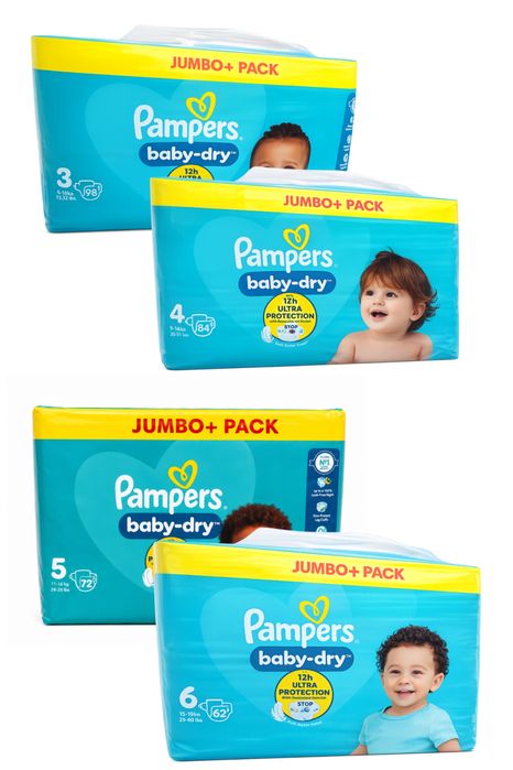 Памперси и гащички: Pampers, Little Angels, Mamia, Dunnes. Внос от Англия