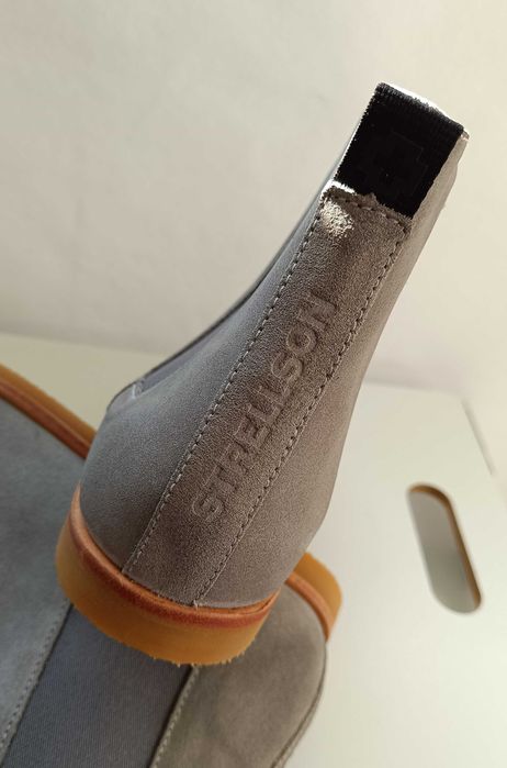 Ghete chelsea 41 42 43 44 premium Strellson NOI piele naturala moale
