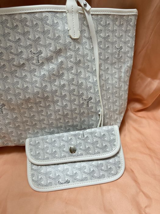 Genti tote goyard alb si verde
