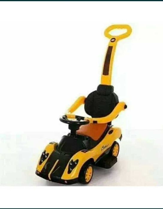 Детска кола за бутане и яздене с родителски контрол 24месеца гаранция!