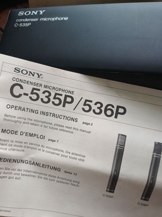 Microfon Sony si lavaliera