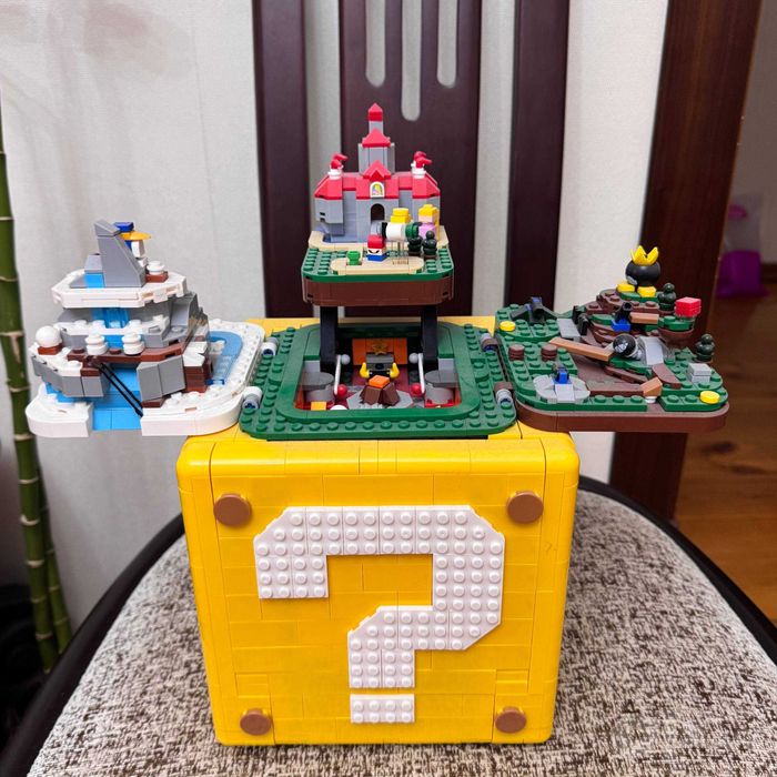 LEGO Super Mario 64 Блок «Вопросительный знак» (71395) — Собранный