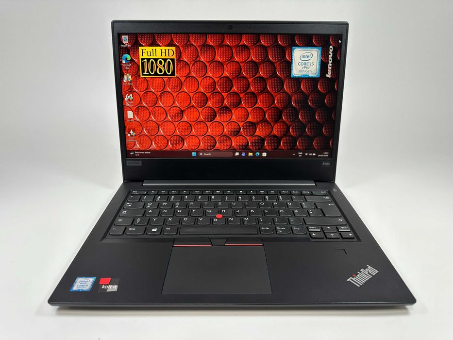 Lenovo Thinkpad E480 i5 32gb_512ssd 14 inch full hd Garantie 1 an