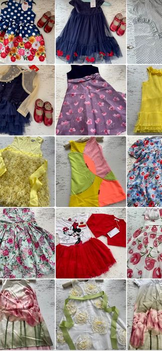 Нарядные платья  на девочку 4/5л