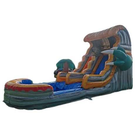 Tobogan gonflabil cu piscina / topogan gonflabil / profesional