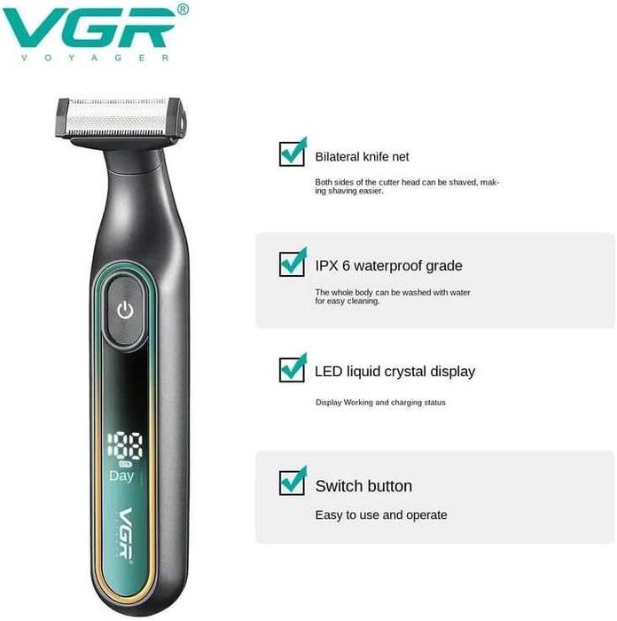 Професионална самобръсначка и тример VGR V-360 С ДВУСТРАННО ОСТРИЕ