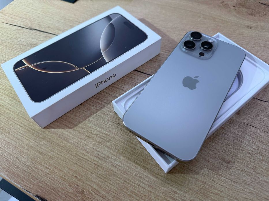 iPhone 16 Pro Max 256Gb Natural Titan | Factura &Garantie | Buy-Back |