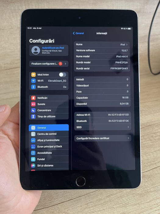 Vand Ipad mini 4