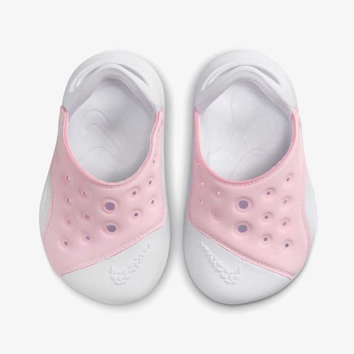 Saboti sandale Nike Aqua Swoosh fete alb/roz măr 31 NOI