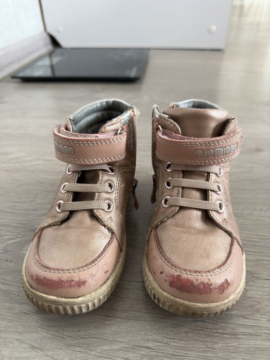 Детские кожаные ботинки р 25.