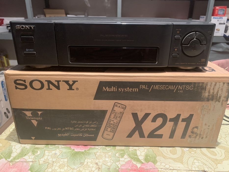 Видеомагнитофон в новом состояния