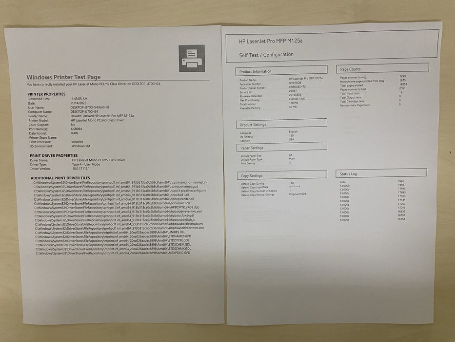 Multifunctionala HP M125a