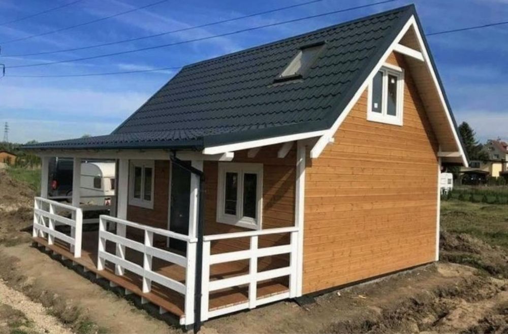 Case din lemn structura tratata