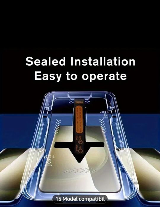 Folie protectie Privacy, Sticla securizata, Acoperire completa, Durita