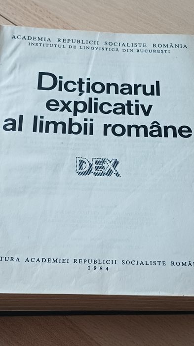 Dictionar al limbii române 1984