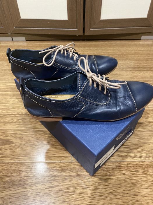 Кожаные лоферы, 39 размера