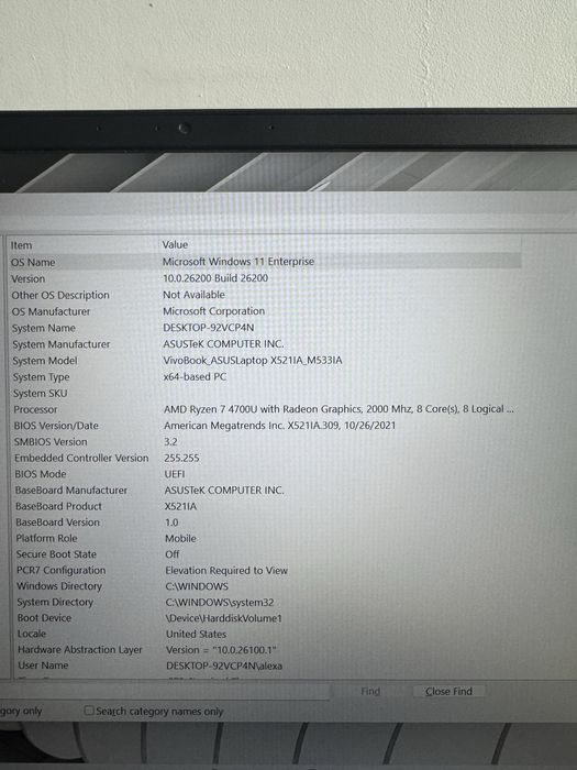Laotop ASUS VivoBook 15 | Ryzen 7 4700U (8 nuclee)