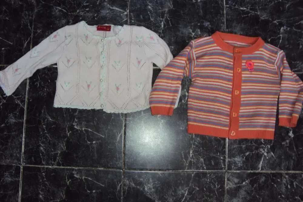 Теплые кофточки на 1-2 года .