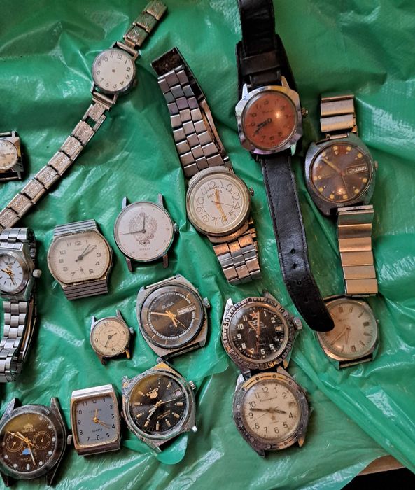 Лот ръчни механични часовници ,НЕ РАБОТЯТ - Orient,Cetizen,Seiko и др.