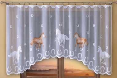 Perdea cu cai 300x150cm