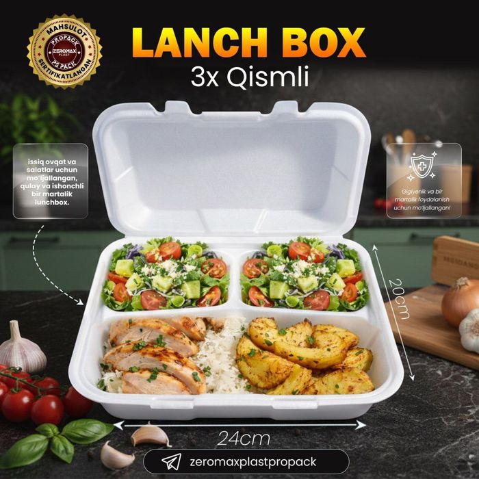 Adnorazviy idishlar bir martalik idishlarni yitqazib beramiz Zeromax p