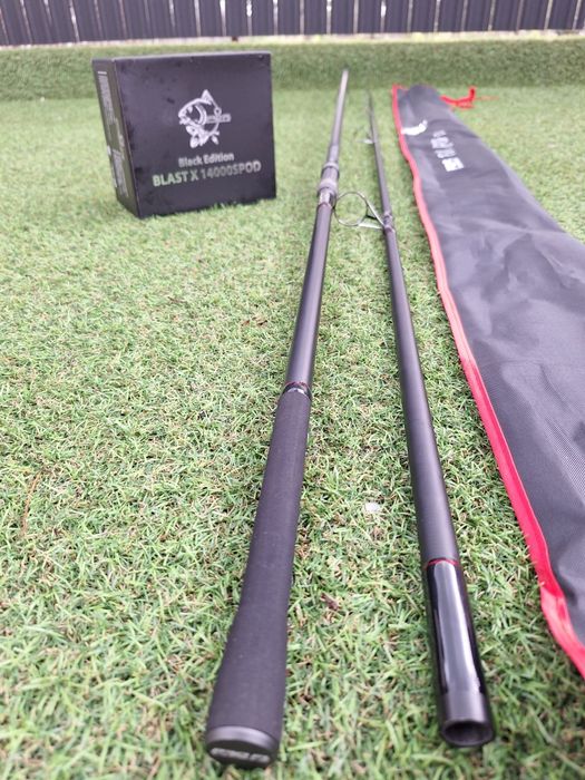 Set Lansete Flx Spod 3.96m 5 Lbs + Mulineta X 14000 Spod