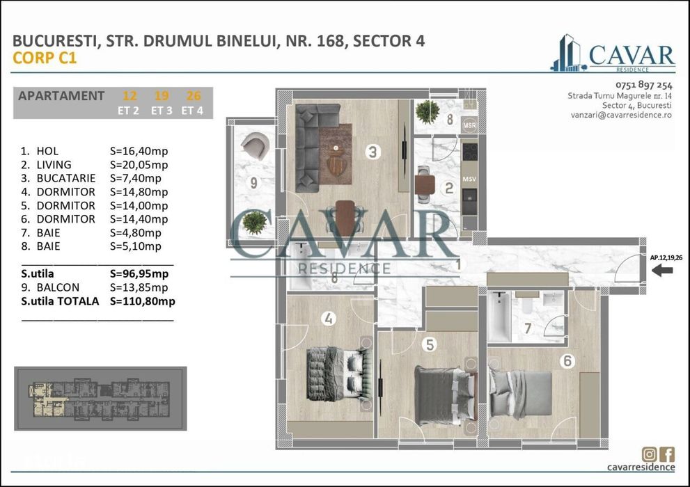 Alege Inteligent. Alege Proiectele Cavar Residence