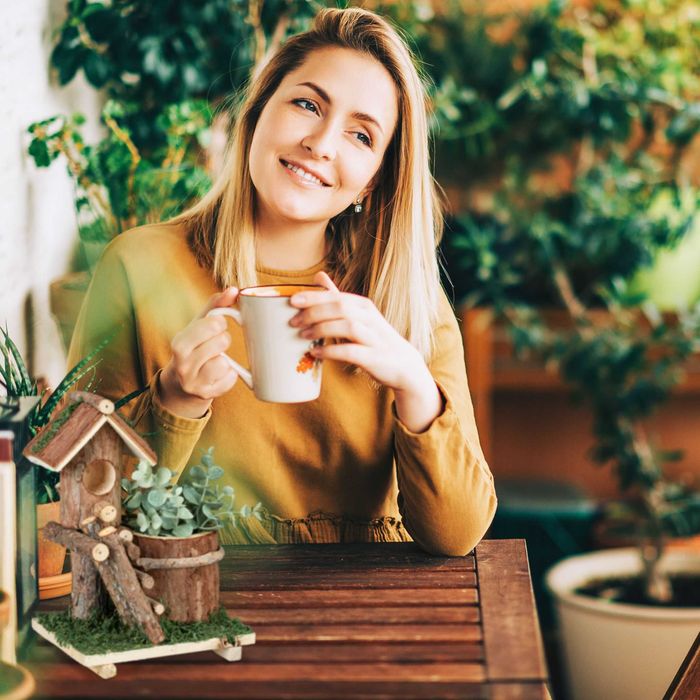 Ghiveci de flori lemn cu casuta decorativa pentru pasari decor rustic