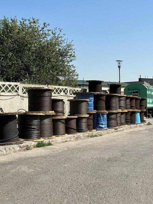Канат стальной трос все размеры от 3,8 до 45,5 в широком ассортименте