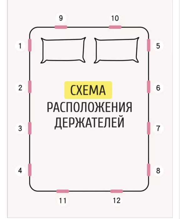 Держатели для простыни