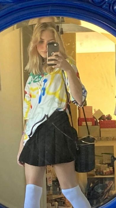 fustă mini SHEIN negru