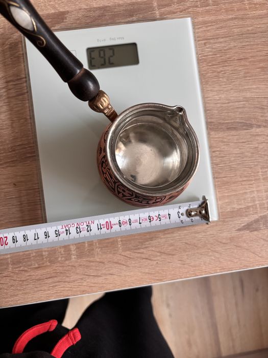 Джезве за турско кафе от мед, ръчна изработка