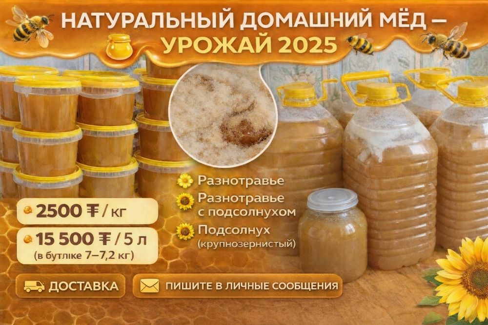 Продам свежий мед 2025 года