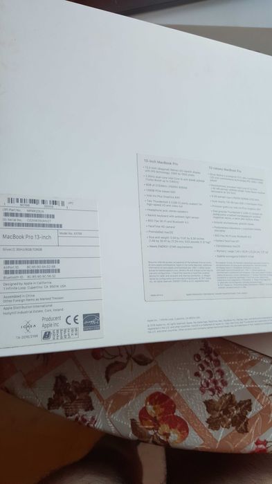 Macbook Pro 13 A1708 на части