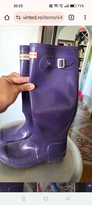 Cizme Hunter 40-41 ca noi