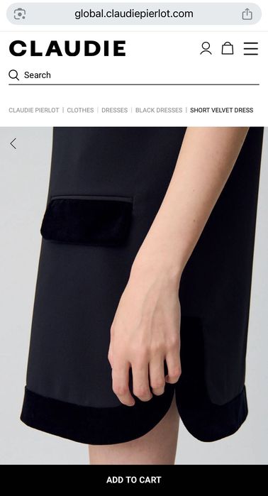 Нова рокля Claudie Pierlot колекция 2025/2026