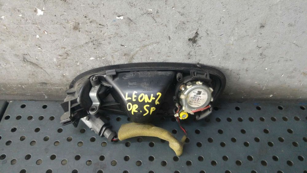 Maner interior cu boxa tweeter dreapta spate seat leon 1p 5p0837114 5p0035411