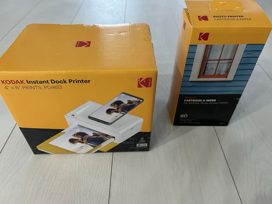 Imprimanta foto Kodak Dock Plus PD460 +dock 80 coli