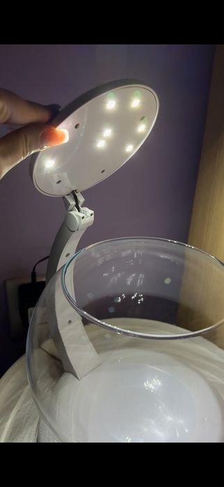 Acvariu de 7 l luminat