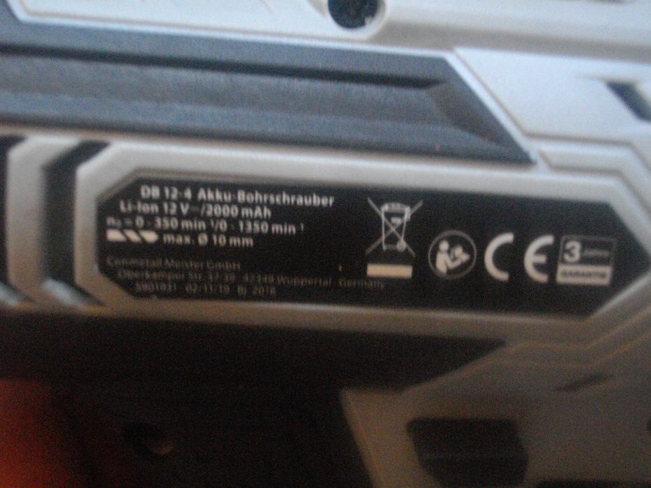 Нов 12V Li-ion Workzone DuroPro Боди Винтоверт+Зарядно+Куфар Немски12В