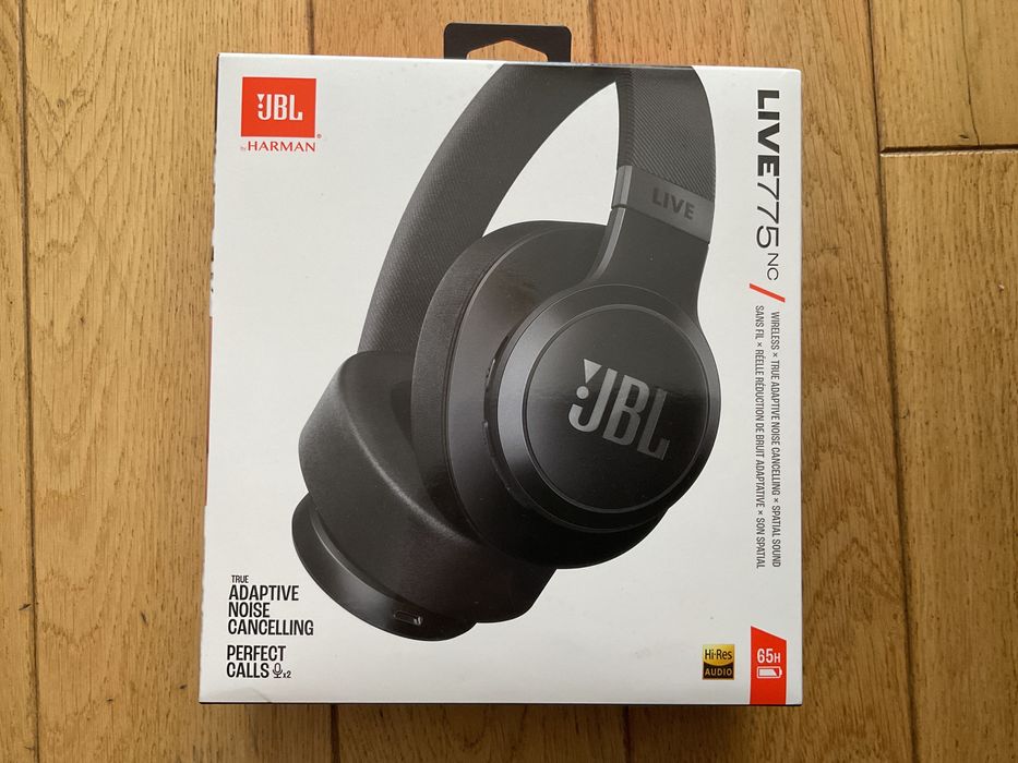 Casti audio wireless over-ear JBL LIVE 775 NC, True Adaptive NC,