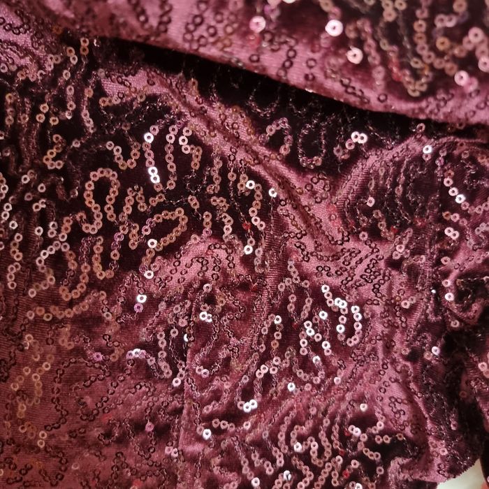 Rochie ocazie din catifea cu paiete