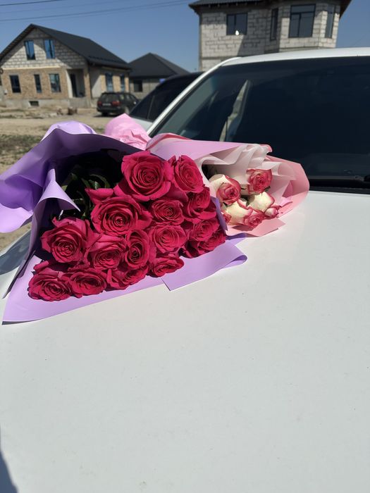 Цветы свежие розы