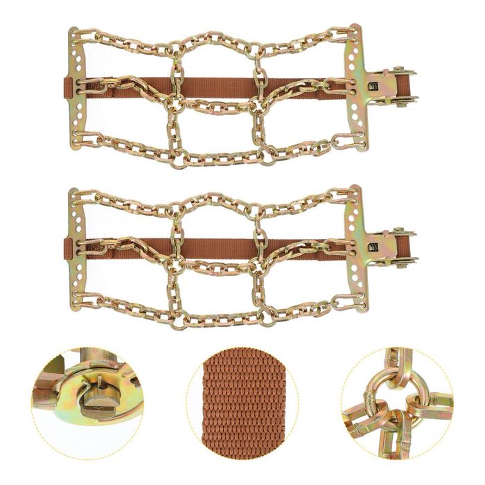 Universal qishki zanjirlar, tez oʻrnatiladi 6 donali