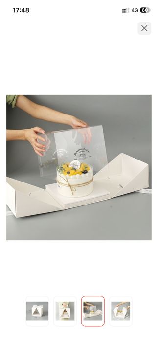 Коробка для десерта торта