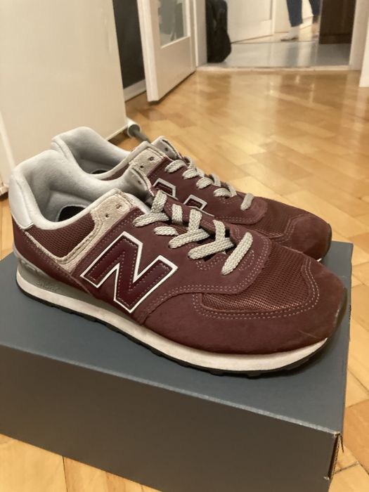 New balance 574 бордо