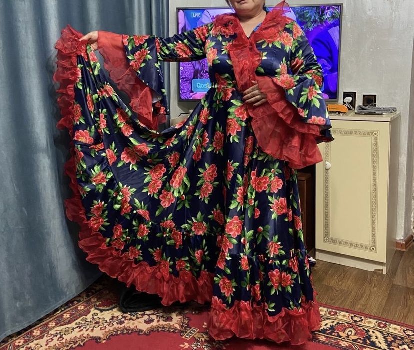 Цыганское платье в хорошем качестве