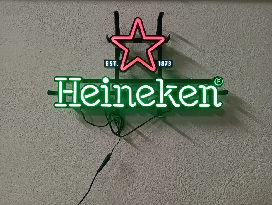 Reclama Heineken luminoasa de colectie