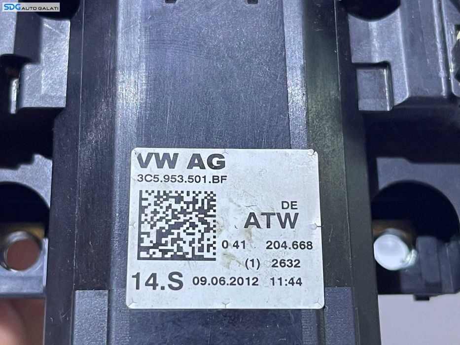 Ansamblu Maneta Manete Semnalizare Stergatoare Volkswagen Passat B7 Berlina Sedan 2010 - 2015 Cod 3C5953501BF 3C5953502 [L8339]
