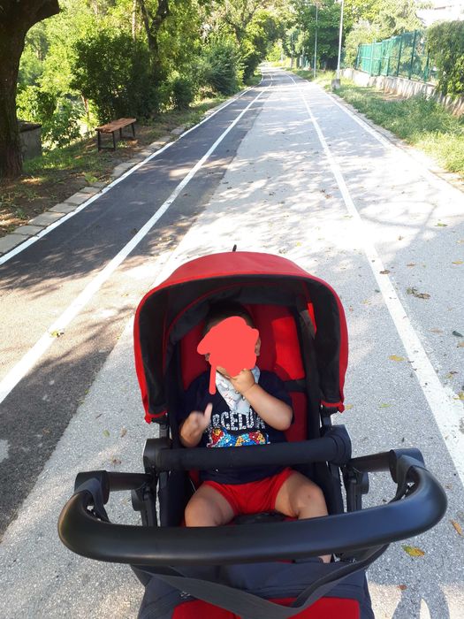 Бебешка количка летен и зимен кош+столче за кола